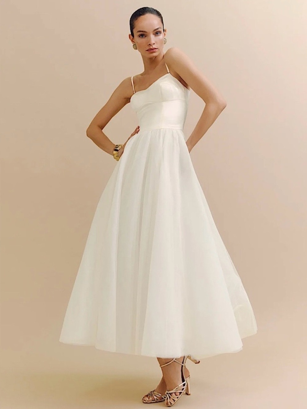 Sale! NWT Reformation Alouette Dress - Fior Di Latte